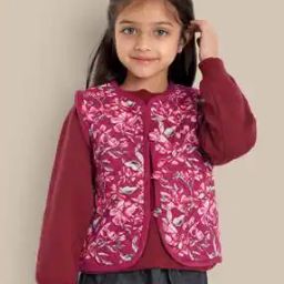 Girl Floral Print Blouson Jacket-picture-17