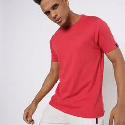 Regular Fit Popcorn Textured Crew-Neck T-Shirt-image-24