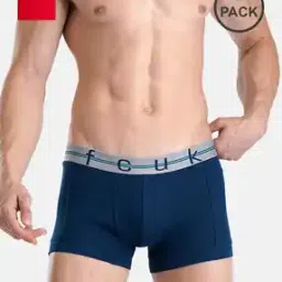 Pack of 2 Men Regular Fit Trunks-image-74