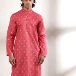 Printed Slim Fit Kurta-image-70