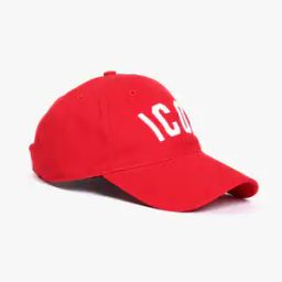 Baseball Cap with Embroidered Typography-image-62