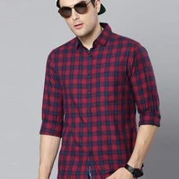 Checked Slim Fit Shirt-image-29