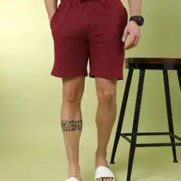 Men Regular Fit Shorts with Elasticated Drawstring Waist-image-22