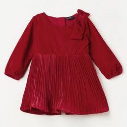 juniors by lifestyle Girl Pleated A-Line Dress-picture-9