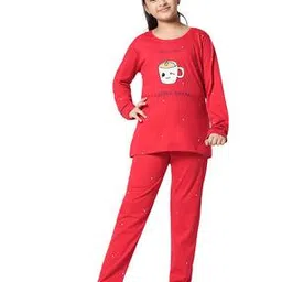 Printed T-Shirt & Pyjamas Set-picture-28