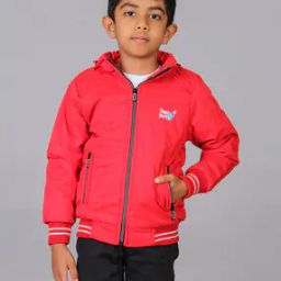 Zip-Front Bomber Jacket with Zipper Pockets-1