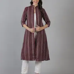 Women Floral Regular Fit Shrug with Mandarin Collar-53