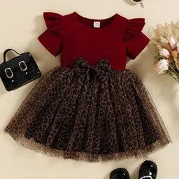 Leopard Print Fit & Flare Dress-image-8