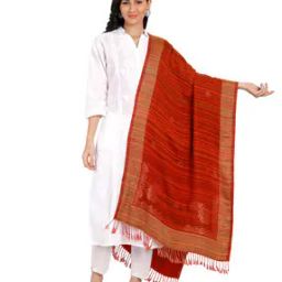 Striped Stole with Tassels-picture-20
