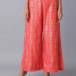 Women Printed Loose Fit Palazzos-image-37