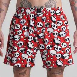 Men Printed Pure Cotton Boxers-19