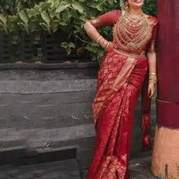 Women Woven Banarasi Saree with Contrast Border-picture-21