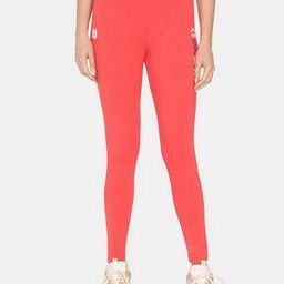Typographic Print Leggings with Elasticated Waist-image-85