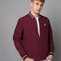 Men Regular Fit Bomber Jacket-picture-24