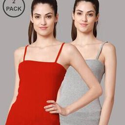 Pack of 2 Cotton Camisoles-image-103
