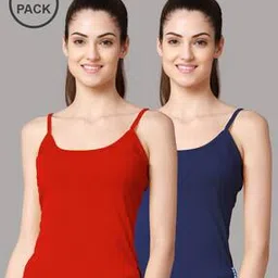 Pack of 2 Cotton Camisoles-image-82