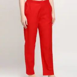 Straight Pants with Semi-Elasticated Waist-image-52