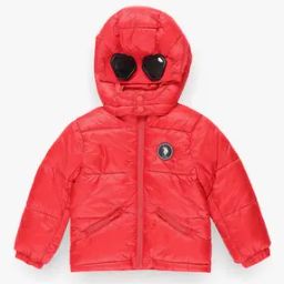 Boys Cotton Puffer Jacket with Sunglasses-image-59