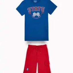 Boys Tropical Shorts T-Shirt Set-picture-38