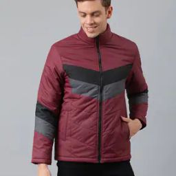 Zip Front Colour-block Jacket-picture-6