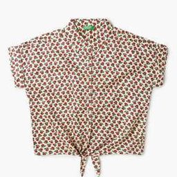 Girls Floral Print Regular Fit Shirt-picture-44