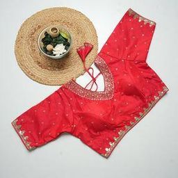 Women Embellished Back-Open Blouse-picture-20