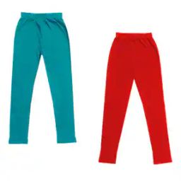 Pack of 2 Leggings with Elasticated Waist-image-8