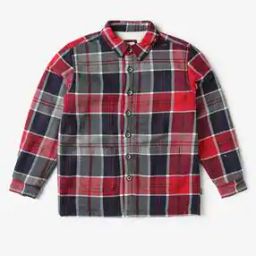 Boys Habana Checked Regular Fit Shirt-image-37