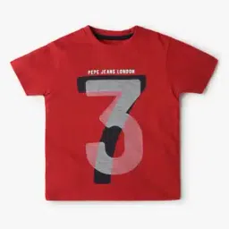 pepe jeans Boys Cadet Printed Regular Fit Round-Neck T-Shirt-picture-4