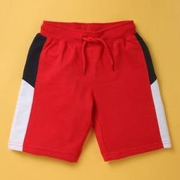 Colourblock Shorts with Drawstring Waist-picture-52