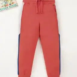 Boys Colourblock Regular Fit Joggers-14