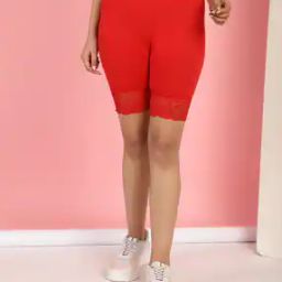 Women Mid-Rise Shorts with Elasticated Waist-40