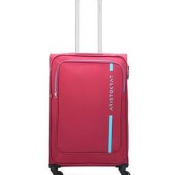 aristocrat Men Typographic Print Luggage Bag with TSA Lock-picture-3