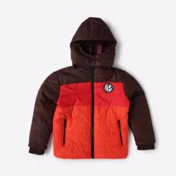 Afonso Colorblock Zip-Front Hoodie-image-13