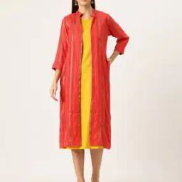 Women Loose Fit Embellished Shrug-17