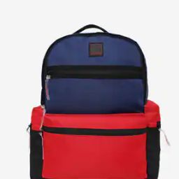 Men Colourblock Laptop Backpack with Zip Closure-46