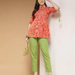 Women Printed 2-Piece Co-Ord Set-image-2
