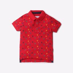 Printed Short Sleeves Polo T-Shirt-image-4