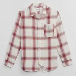Checked Shirt with Patch Pocket-image-64