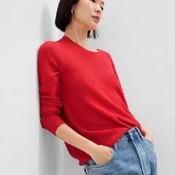 Crew-Neck Relaxed Fit Pullover-image-7