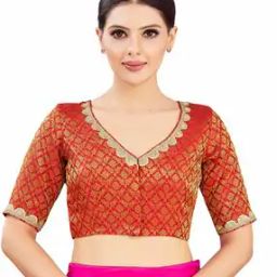 Women Embroidered Front Open Blouse-image-14