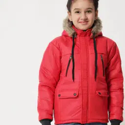 Puffer Jacket with Pockets-image-94