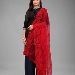 Embroidered Net Dupatta-picture-10
