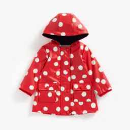 Polka Dot Print Hooded Jacket-picture-37