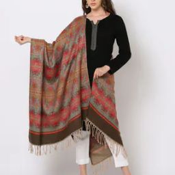 Woven Shawl with Tassels-picture-27