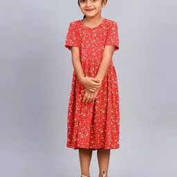zion Printed Fit & Flare Dress-picture-20