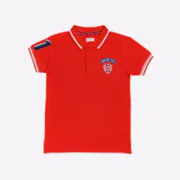 Cotton Polo T-shirt with Contrast Tipping-29