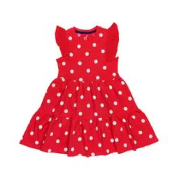 Polka Dot Print A-line Dress-2