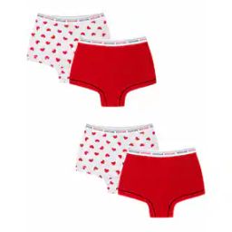 Girls Pack of 4 Cotton Shorts-image-76