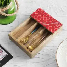 Mango Wood Spoon Holder-image-29